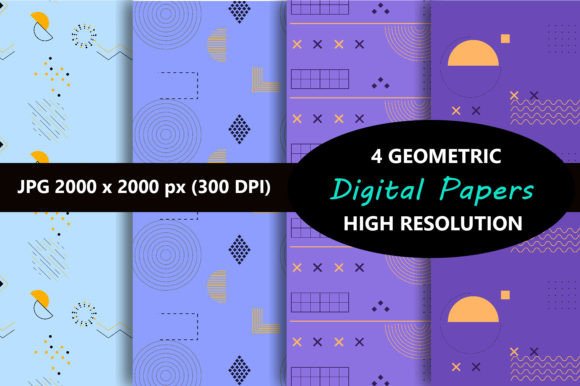 Download Purple Geometry Pattern - Premium Bundle