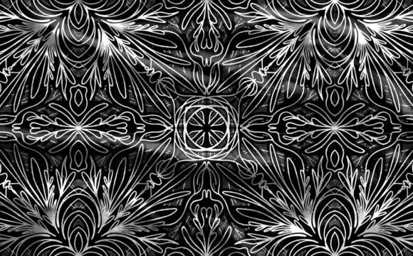 Download Abstract Geometry Pattern Line Floral - Premium Resources