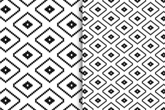 Download Black and White Ancient Geometry Pattern - Geometry pattern Collection