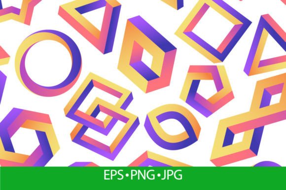 Download Impossible Geometry Pattern. Seamless - Premium Resources