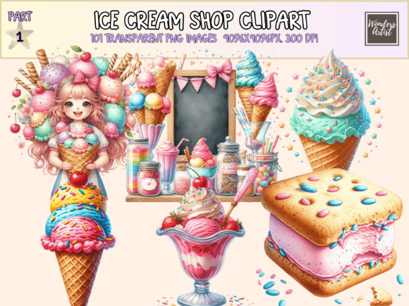 Download Ice Cream Shop Clipart - Shop Collection