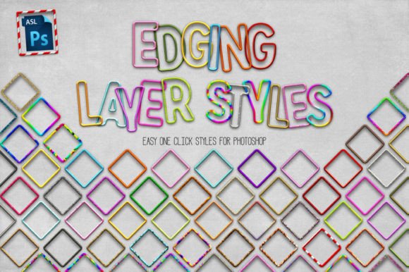 Download Edging Photoshop Layer Styles - Shop Collection